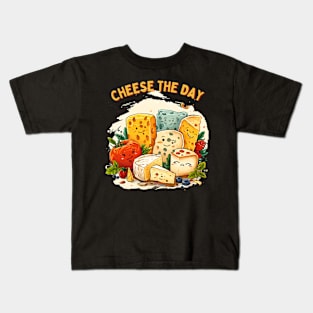 Cheese the Day! Kids T-Shirt